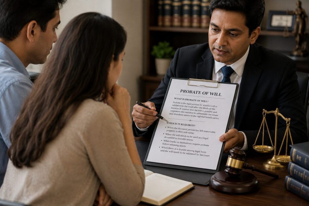 What is probate of will and when its required