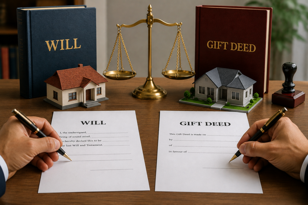Will vs Gift Deed